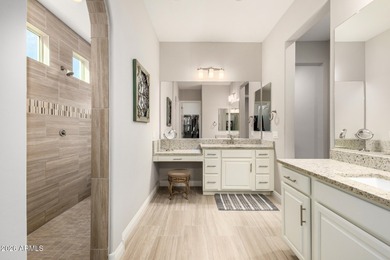 LIVING & LOVING THE ARIZONA DREAM!! This beautiful Endeavor on Poston Butte Golf Club in Arizona - for sale on GolfHomes.com, golf home, golf lot