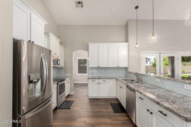 Welcome to this stunning home situated on a spacious corner lot on The Legend at Arrowhead in Arizona - for sale on GolfHomes.com, golf home, golf lot