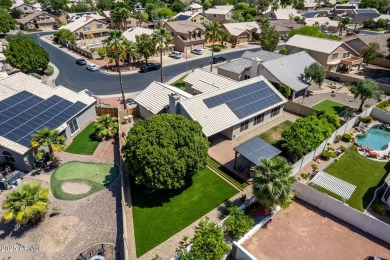 Welcome to this stunning home situated on a spacious corner lot on The Legend at Arrowhead in Arizona - for sale on GolfHomes.com, golf home, golf lot