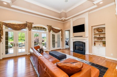 Luxury living with panoramic golf course views! Custom built by on Four Bridges Country Club in Ohio - for sale on GolfHomes.com, golf home, golf lot
