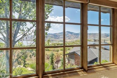 Perched above the Jordanelle Reservoir with sweeping views of on Talisker Club At Tuhaye in Utah - for sale on GolfHomes.com, golf home, golf lot