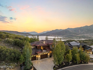Perched above the Jordanelle Reservoir with sweeping views of on Talisker Club At Tuhaye in Utah - for sale on GolfHomes.com, golf home, golf lot
