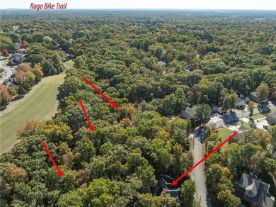 Exceptional location! This charming home backs up to Rago Trail on Bella Vista - Metfield Golf Complex and Country Club in Arkansas - for sale on GolfHomes.com, golf home, golf lot