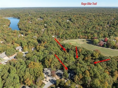Exceptional location! This charming home backs up to Rago Trail on Bella Vista - Metfield Golf Complex and Country Club in Arkansas - for sale on GolfHomes.com, golf home, golf lot