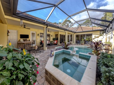 Exceptional courtyard home providing a refined blend of comfort on The Venice Golf and Country Club in Florida - for sale on GolfHomes.com, golf home, golf lot