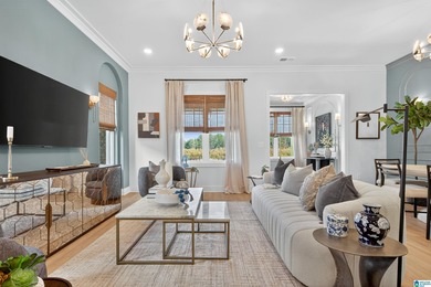 Welcome to your dream home in Hoover's adult exclusive community on Riverchase Country Club in Alabama - for sale on GolfHomes.com, golf home, golf lot