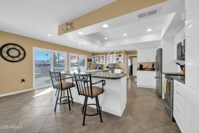 This beautifully upgraded single-story home offers 2 bedrooms, 1 on Stardust Golf Course in Arizona - for sale on GolfHomes.com, golf home, golf lot