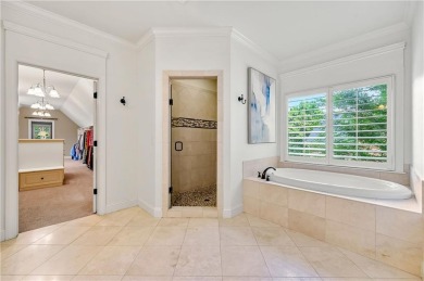Introducing a truly stunning four-sides brick estate in the on Marietta Country Club in Georgia - for sale on GolfHomes.com, golf home, golf lot
