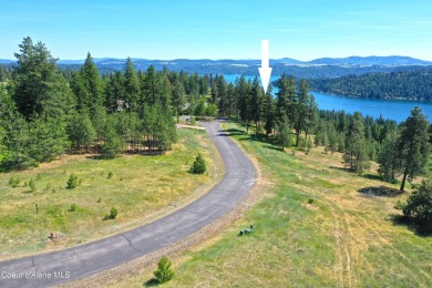 BEAUTIFUL BUILDING SITE WITH CDA LAKE VIEWS AT PRESTIGIOUS BLACK on The Golf Club at Black Rock in Idaho - for sale on GolfHomes.com, golf home, golf lot
