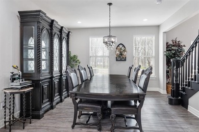 Colonial house adjacent to the golf course with lake view and on Cedar Creek Country Club in Texas - for sale on GolfHomes.com, golf home, golf lot