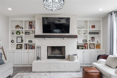 Colonial house adjacent to the golf course with lake view and on Cedar Creek Country Club in Texas - for sale on GolfHomes.com, golf home, golf lot