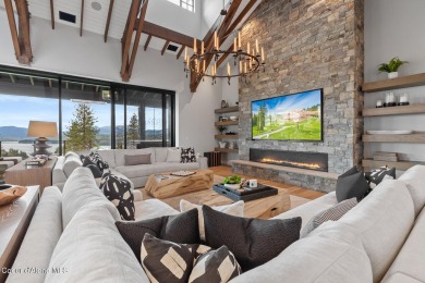 Welcome to this modern lakeview retreat, where thoughtful design on Gozzer Ranch Golf and Lake Club in Idaho - for sale on GolfHomes.com, golf home, golf lot