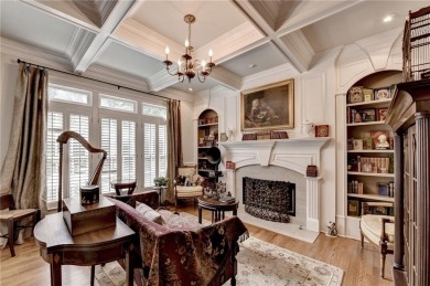 Presenting a traditional cedar shake Hamptons style home on St. Ives Golf and Country Club in Georgia - for sale on GolfHomes.com, golf home, golf lot