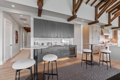 Welcome to this modern lakeview retreat, where thoughtful design on Gozzer Ranch Golf and Lake Club in Idaho - for sale on GolfHomes.com, golf home, golf lot
