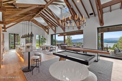 Welcome to this modern lakeview retreat, where thoughtful design on Gozzer Ranch Golf and Lake Club in Idaho - for sale on GolfHomes.com, golf home, golf lot