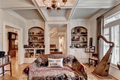 Presenting a traditional cedar shake Hamptons style home on St. Ives Golf and Country Club in Georgia - for sale on GolfHomes.com, golf home, golf lot