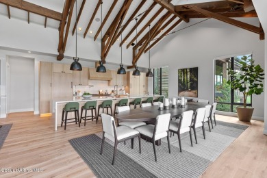 Welcome to this modern lakeview retreat, where thoughtful design on Gozzer Ranch Golf and Lake Club in Idaho - for sale on GolfHomes.com, golf home, golf lot