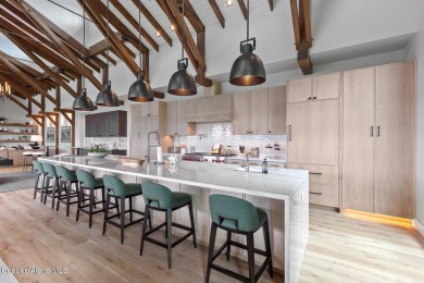 Welcome to this modern lakeview retreat, where thoughtful design on Gozzer Ranch Golf and Lake Club in Idaho - for sale on GolfHomes.com, golf home, golf lot