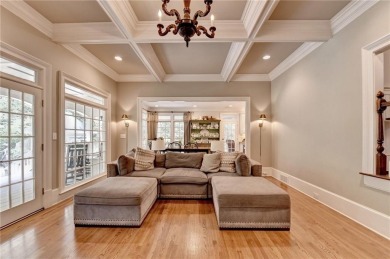 Presenting a traditional cedar shake Hamptons style home on St. Ives Golf and Country Club in Georgia - for sale on GolfHomes.com, golf home, golf lot