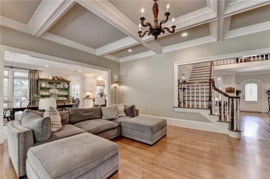 Presenting a traditional cedar shake Hamptons style home on St. Ives Golf and Country Club in Georgia - for sale on GolfHomes.com, golf home, golf lot