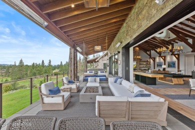 Welcome to this modern lakeview retreat, where thoughtful design on Gozzer Ranch Golf and Lake Club in Idaho - for sale on GolfHomes.com, golf home, golf lot