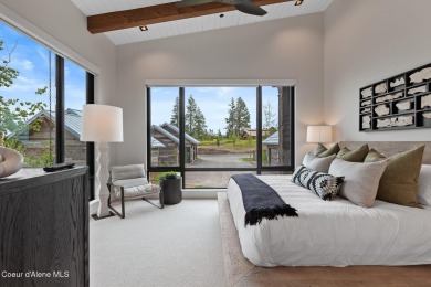 Welcome to this modern lakeview retreat, where thoughtful design on Gozzer Ranch Golf and Lake Club in Idaho - for sale on GolfHomes.com, golf home, golf lot