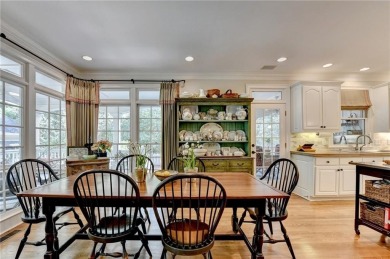 Presenting a traditional cedar shake Hamptons style home on St. Ives Golf and Country Club in Georgia - for sale on GolfHomes.com, golf home, golf lot