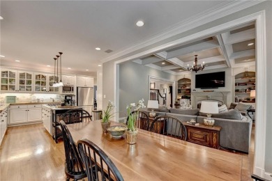 Presenting a traditional cedar shake Hamptons style home on St. Ives Golf and Country Club in Georgia - for sale on GolfHomes.com, golf home, golf lot