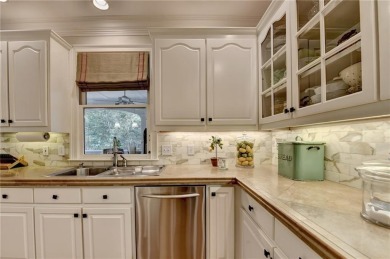 Presenting a traditional cedar shake Hamptons style home on St. Ives Golf and Country Club in Georgia - for sale on GolfHomes.com, golf home, golf lot