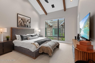 Welcome to this modern lakeview retreat, where thoughtful design on Gozzer Ranch Golf and Lake Club in Idaho - for sale on GolfHomes.com, golf home, golf lot