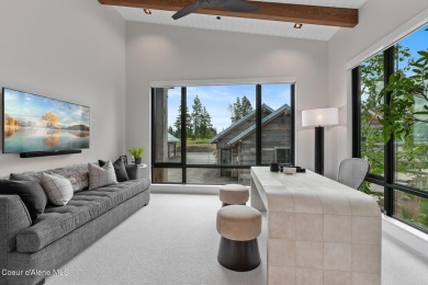 Welcome to this modern lakeview retreat, where thoughtful design on Gozzer Ranch Golf and Lake Club in Idaho - for sale on GolfHomes.com, golf home, golf lot