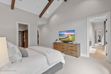 Welcome to this modern lakeview retreat, where thoughtful design on Gozzer Ranch Golf and Lake Club in Idaho - for sale on GolfHomes.com, golf home, golf lot