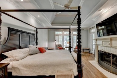 Presenting a traditional cedar shake Hamptons style home on St. Ives Golf and Country Club in Georgia - for sale on GolfHomes.com, golf home, golf lot