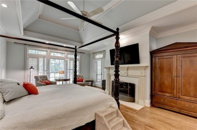 Presenting a traditional cedar shake Hamptons style home on St. Ives Golf and Country Club in Georgia - for sale on GolfHomes.com, golf home, golf lot