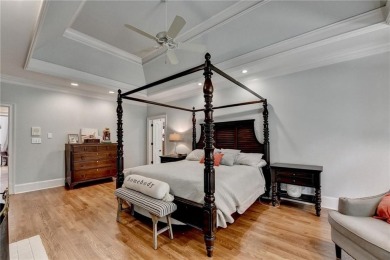 Presenting a traditional cedar shake Hamptons style home on St. Ives Golf and Country Club in Georgia - for sale on GolfHomes.com, golf home, golf lot