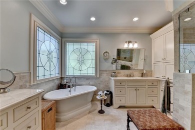 Presenting a traditional cedar shake Hamptons style home on St. Ives Golf and Country Club in Georgia - for sale on GolfHomes.com, golf home, golf lot