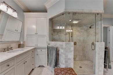 Presenting a traditional cedar shake Hamptons style home on St. Ives Golf and Country Club in Georgia - for sale on GolfHomes.com, golf home, golf lot