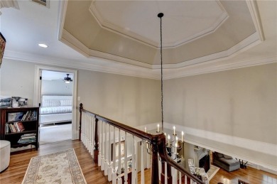 Presenting a traditional cedar shake Hamptons style home on St. Ives Golf and Country Club in Georgia - for sale on GolfHomes.com, golf home, golf lot