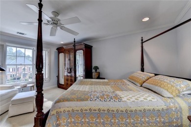 Presenting a traditional cedar shake Hamptons style home on St. Ives Golf and Country Club in Georgia - for sale on GolfHomes.com, golf home, golf lot