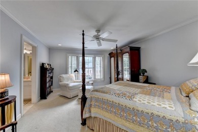 Presenting a traditional cedar shake Hamptons style home on St. Ives Golf and Country Club in Georgia - for sale on GolfHomes.com, golf home, golf lot
