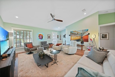 Constructed in 2021, this MODERN-STYLE residence in Rotonda West on Rotonda Golf and Country Club The Palms Course in Florida - for sale on GolfHomes.com, golf home, golf lot
