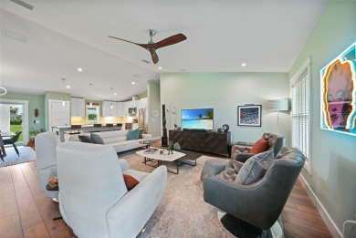 Constructed in 2021, this MODERN-STYLE residence in Rotonda West on Rotonda Golf and Country Club The Palms Course in Florida - for sale on GolfHomes.com, golf home, golf lot