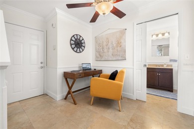 Wake up to peaceful golf course and water views in this on Celebration Golf Club in Florida - for sale on GolfHomes.com, golf home, golf lot