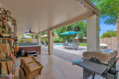 Stunning Gilbert Golf Community Home with Resort-Style Backyard on Superstition Springs Golf Club in Arizona - for sale on GolfHomes.com, golf home, golf lot