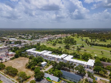 Step into this delightful one-bedroom second-floor condo, where on Daytona Beach Golf Club in Florida - for sale on GolfHomes.com, golf home, golf lot