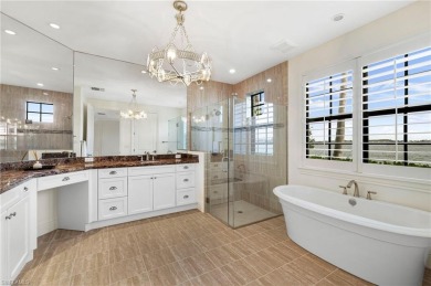 Discover the epitome of luxury living in this beautifully on Miromar Lakes Golf Club in Florida - for sale on GolfHomes.com, golf home, golf lot