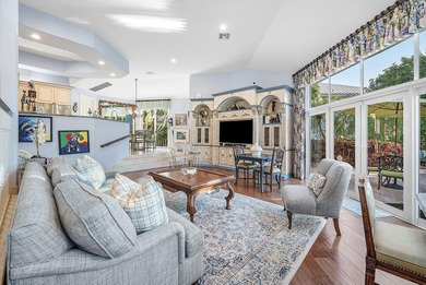 Enjoy spectacular sunsets from this award-winning residence on Polo Club of Boca Raton in Florida - for sale on GolfHomes.com, golf home, golf lot