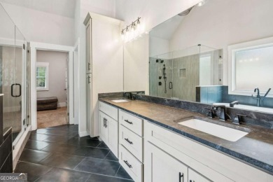 Custom Built in 2021, Master on Main, Level Wooded Backyard on on Royal Lakes Golf and Country Club in Georgia - for sale on GolfHomes.com, golf home, golf lot