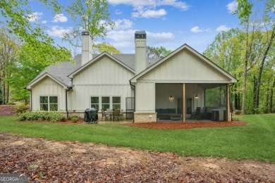Custom Built in 2021, Master on Main, Level Wooded Backyard on on Royal Lakes Golf and Country Club in Georgia - for sale on GolfHomes.com, golf home, golf lot