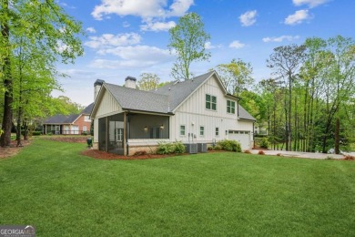 Custom Built in 2021, Master on Main, Level Wooded Backyard on on Royal Lakes Golf and Country Club in Georgia - for sale on GolfHomes.com, golf home, golf lot